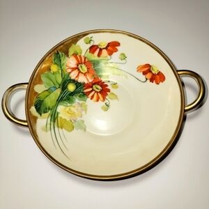Vintage Nippon Hand painted bowl plate